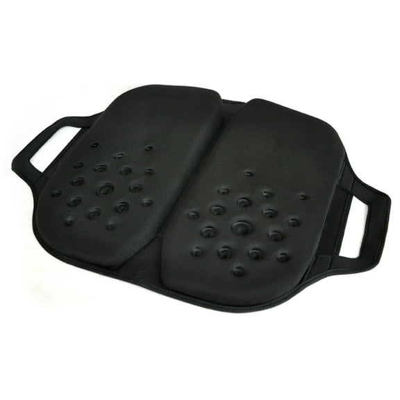 Tektrum Orthopedic Cool Gel Foldable Seat Cushion with Handle for Home, Office, Car, Chairs, Sports, Travel - Relief for Back, Tailbone, Sciatica, Pain/Discomfort, Promotes Healthy Posture (1203-BLK)