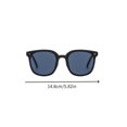 thumbnail image 5 of Hiking 1/2pcs Fashion Folding Anti Light Glasses Female Rivet Simple Design Large Frame Eyeglasses Convenient Travel Oculos, 5 of 5