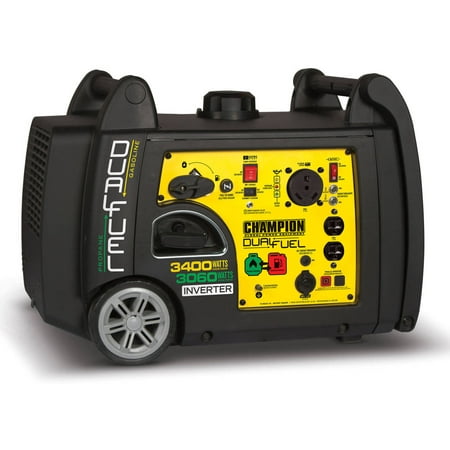 Champion 100263 3400 Watt Dual Fuel RV Ready Portable Inverter Generator with Electric (Best Type Of Generator For Home Use)