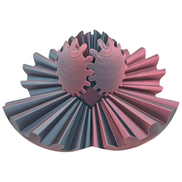 Juguetes Sensoriales para Adultos, Pelotas Antiestrés, Pelota Antiestrés, Bola de Engranajes - Bola de Engranajes Impresa en 3D, Bola de Giro o Cubo, Juguete de Escritorio para la Fidget