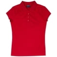 thumbnail image 1 of Nautica Plus Girls Short Sleeve Performance Polo Shirt, 1 of 2