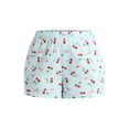 thumbnail image 3 of Joyspun Women's Woven Pajama Boxer Shorts, 3'' Inseam, Sizes XS-3X, 3 of 6