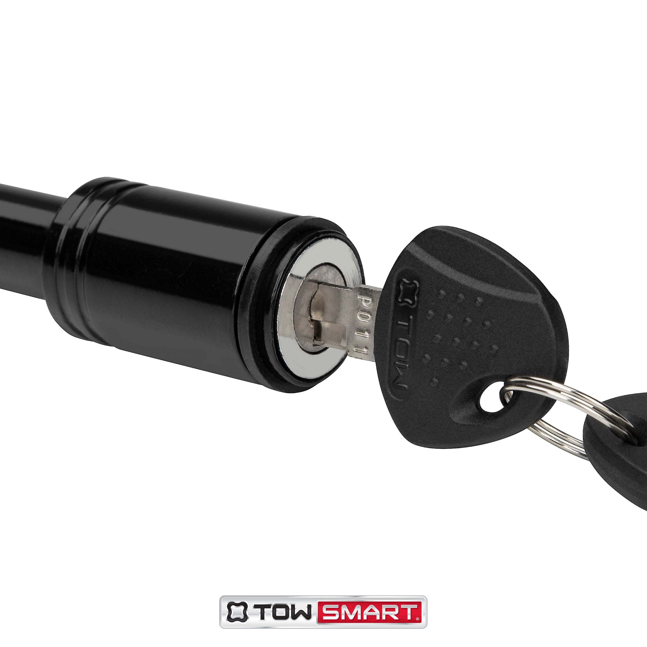 TowSmart 5/8 in. Barrel Style Receiver Lock, Black Powder Coat, 7278
