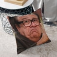 thumbnail image 3 of Danny Devito Approves Throw Pillow Covers 18"X18" Funny Meme Pillows Home Decor Pillowcase Bedroom Living Room Dormitory College Cushion Cover for Couch Sofa Bed, 3 of 6