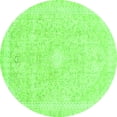 thumbnail image 1 of Ahgly Company Indoor Round Abstract Green Modern Area Rugs, 8' Round, 1 of 4