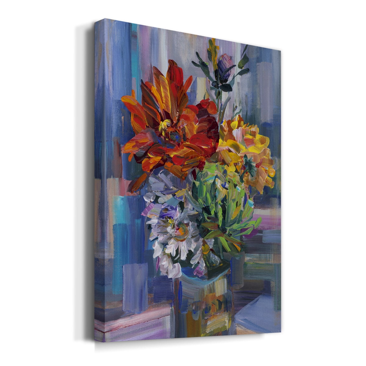 Modern Bouquet Premium Gallery Wrapped Canvas - Ready to Hang