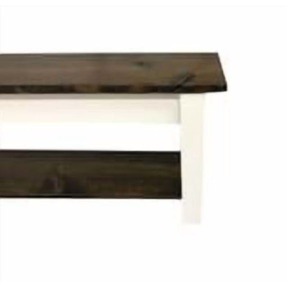 LILLIAN HOMESTEAD BENCH WITH SHELF-48