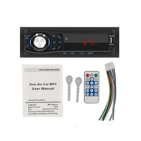 Car Radio Bluetooth Wireless Handsfree MP3 Multimedia Player AUX USB FM 12V Classic Stereo Audio Player Auto Car Electric ,Multi-Transmission