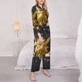 thumbnail image 3 of Balery 2025 Happy New Year 1 Conjunto de Pijama con Estampado para Mujer, Conjunto de Dos Piezas con Manga Larga, Ropa de Dormir Suave con Bolsillos, Pijamas Cómodos-Medium, 3 of 7