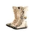 thumbnail image 6 of TMA EYES Long Washed Contrast-Stitch Lace Eyes Side Zipper Women's Boots, 6 of 6