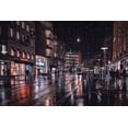 thumbnail image 2 of Tjandra, C.S. 14x11 White Modern Wood Framed Museum Art Print Titled - Bahnhofstrasse, 2 of 4