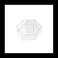 thumbnail image 1 of Acrylic Cake Display Board Hexagonal Cake Tray DIY Cake Refillable Board Base Clear Cake Stand Decor Tools 15X15X10CM,1 x Cake Display Board,Transparent, 1 of 8