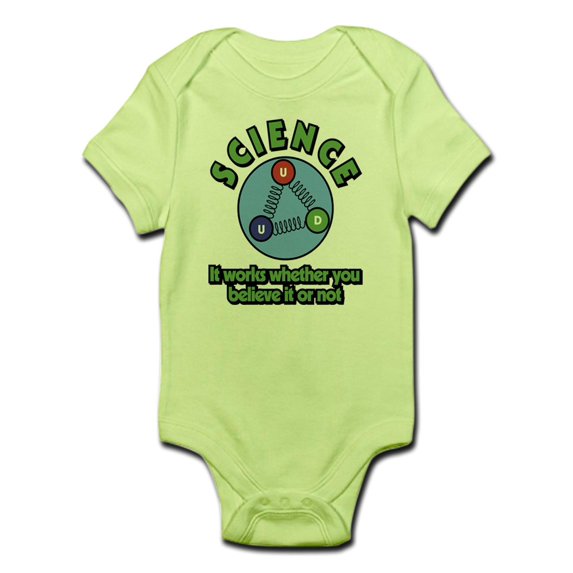 CafePress - Science It Works Whether You B - Baby Light Bodysuit