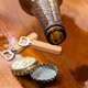thumbnail image 4 of Big sale Beer Bottle Opener, Rubber Wooden Handle Bottle Opener, Stainless Steel Cap Opener, 4 of 5