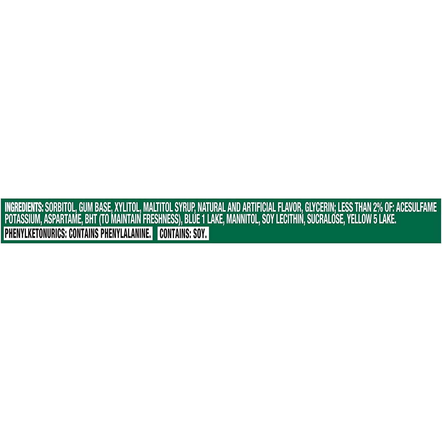 Trident Chewing Gum Spearmint 12 Packs/Box (MOZ01106/61534)