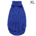 thumbnail image 1 of Billuyoard Suéter de punto para mascotas Ropa de interior y exterior para mascotas de fibra acrílica de mantenimiento cálido de invierno Ropa para mascotas Azul oscuro SG, 1 of 6