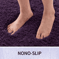 thumbnail image 7 of Furkithn Purple Bathroom Rugs Mat, Soft Absorbent Microfiber Bath Rugs, Non Slip, Machine Washable Bath Mats for Bathroom Floor, Tub and Shower, Home Decor Accessories, 16" × 24", 7 of 7