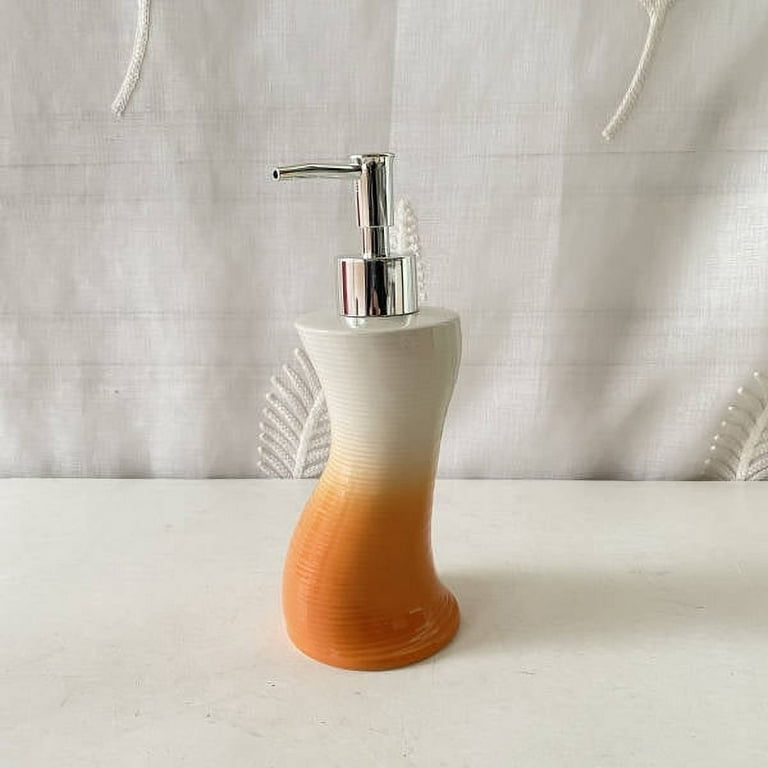 Watson Bathroom Accessories - Peachy/Orange Ceramic Bathroom Accessory Set