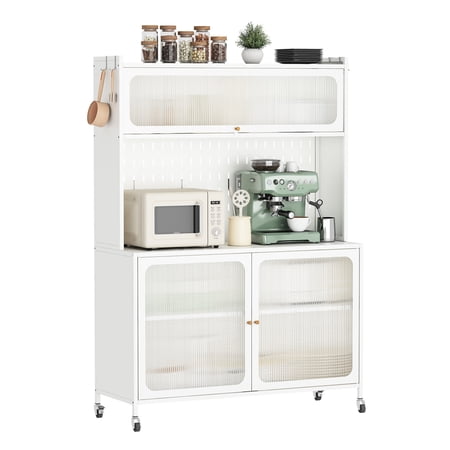 Sleek White Finish - Modern Kitchen Cabinet for a Polished Look