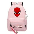 thumbnail image 3 of Spiderman Kawaii Boys Girls Kids School Book Bags Women Bagpack Teenagers Canvas Laptop Travel Backpack, 3 of 4