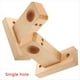 thumbnail image 2 of 2 Soportes de Madera Natural para Barra de Cortina, Resistentes para Montar en la Pared, para Barras de Puerta y Ventanas, Decoración del Hogar B, 2 of 6