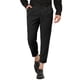 thumbnail image 1 of Pantalones de vestir cortos plisados ajustados de color liso hasta el tobillo para hombre 32 Negro Unique Bargains Pantalones, 1 of 6