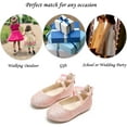 thumbnail image 6 of Toddler Girl Shoe School Party Girls Flat Flower Girl Mary Jane Dress Shoes, 6 of 7
