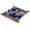 12x18 ines, variant on Women Girls Leather Square Dish Trinket Plate Jewelry Tray, Fish Koi Blue Wave Pattern Flag Mothers Day Birthday Gift, 20.5x20.5cm