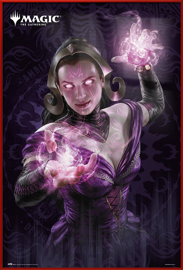 Magic The Gathering - Mtg - Framed Gaming Poster (Liliana Vess ...