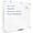 Brilliance White, variant on Glass Dry-Erase Board - 36 x 24 Inches Wall Mounted Magnetic Whiteboard, Large Frameless Glass White Board for Office, Home & School, Green