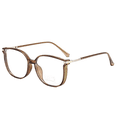 thumbnail image 4 of Gafas de lectura con luz anti-azul para mujer, anteojos con montura grande, montura artística, gafas para hipermetropía, gafas lisas que combinan con todo, 4 of 4