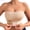 Beige, variant on Strapless Bra For Seamless Push Up Neckline Comfortable T Shirt Bra With Silicone Band No Underwire Bra,Medium,(Black)