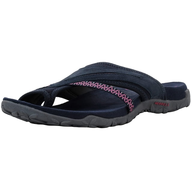 Sandalia Merrell Terran Post II Mujer Azul Marino Rosa Talla 11 US