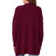 thumbnail image 5 of Suéter PRETTYGARDEN Cardigan Largo Abierto Cómodo Vino Tinto M, 5 of 5