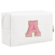 thumbnail image 1 of Neceser Chenille Letra PU Cuero Preppy Impermeable para Mujer, 1 of 9