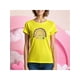 thumbnail image 2 of Playera Blusa De Mamá Estilo Arcoiris – Amor, Arcoíris y Corazones en Cada Suspiro Color Amarillo Talla Mediana Marca Emil SaEs, 2 of 4