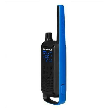 Motorola - Solutions TALKABOUT T800 Two Way Radio - 2 Pack - Black/Blue
