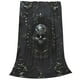 thumbnail image 2 of Balery Ornate Dark Skull Book Manta de Felpa Suave y Acogedora – Cobija de Franela Aterciopelada para Cama, Lavable y Cálida para Sofá, Mascotas, Transpirable-50"x40", 2 of 7