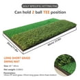 thumbnail image 1 of 5 Styles Mini Practice Durable PP Grass Pad Backyard Exercise New Golf Hitting Mat Indoor Outdoor Golf Training Aids Drop Ship Long Short Grass, 1 of 6