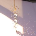 thumbnail image 4 of Moon Sun Ball Crystal Hanging Metal Pendant Rainbow Maker Home Garden Decor (24) Likrtyny Libre de BPA, 4 of 8