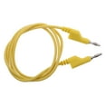 thumbnail image 2 of Cable De Prueba De Conector Banana Tipo 4MM De Doble Extremo Apilable Para Pruebas Eléctricas Amarillo claro, 2 of 6