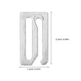 thumbnail image 2 of UPKOCH 20pcs Cape Buckles for Iron Silver Secure and Prevent Stains, 2 of 8