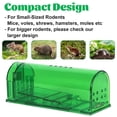 thumbnail image 3 of 4 Pack Humane Mouse Traps Catch and Release Indoor/Outdoo , Safe for Children, Pets and Humans - 6.7 x 2.5 x 2.5 in, 3 of 8