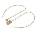 thumbnail image 3 of Collar Con Colgante, Aleación, Buen Regalo, Significado Profundo, Protección Contra El óxido, Collar De Trébol Para Uso Diario Para Amantes OTVIAP Oro, 3 of 8