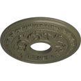 thumbnail image 3 of Ekena Millwork 15 3/8"OD x 4 1/4"ID x 1 1/2"P Baltimore Ceiling Medallion (Fits Canopies up to 5 1/2"), Hand-Painted Painted Turtle, 3 of 6