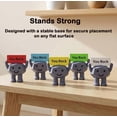 thumbnail image 3 of CWMMLS 10 Pcs Positive Affirmation Stones - "You Rock" Mini Motivational Figures - Soft Resin Desk Decor for Employee Appreciation, Classroom Rewards, School Encouragement & Office Gifts, 3 of 6