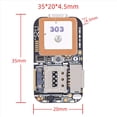 thumbnail image 4 of 2X Mini Rastreador GPS SOS Llamada en Tiempo Real Localizador de Seguimiento de Voz para Computadora PortáTil Personas Mayores Dispositivo de Seguimiento en Tiempo Real, 4 of 5