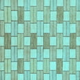 thumbnail image 1 of Ahgly Company Indoor Square Abstract Light Blue Modern Area Rugs, 4' Square, 1 of 4