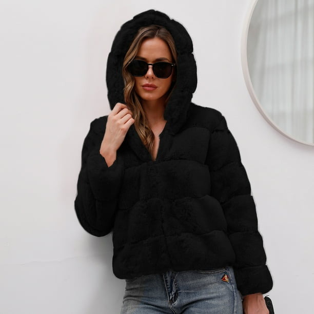 Abrigos cálidos de invierno para mujer Abrigo de imitación