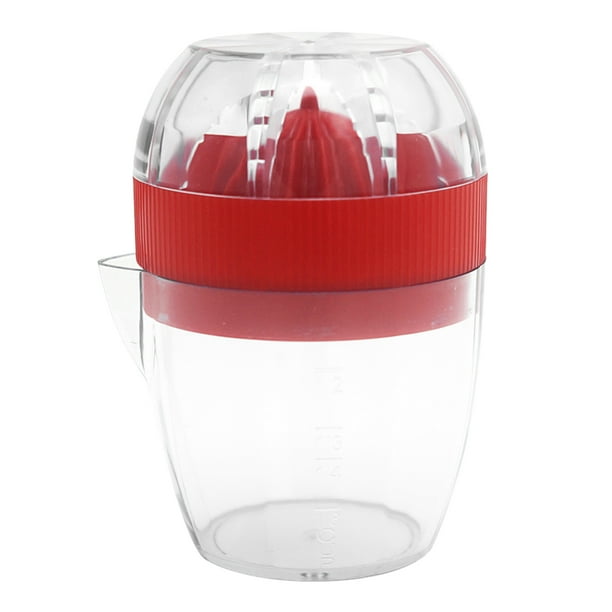 Exprimidor de cítricos con tapa, exprimidor manual de plástico para limones, limas, frutas y verduras, utensilios de cocina